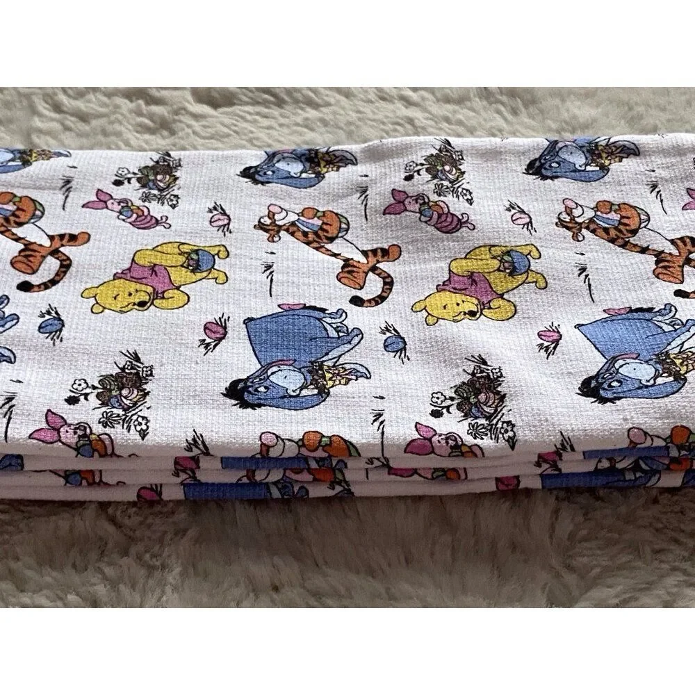2 Pack Disney Winnie the Pooh & Friends Easter Kitchen Towels 16‎ X 26” NEW